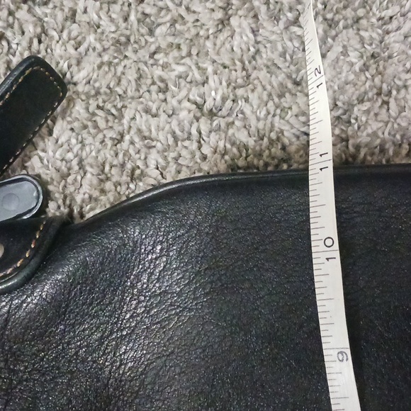 Vintage Coach crossbody bag - black smooth buttery leather - Picture 7 of 10